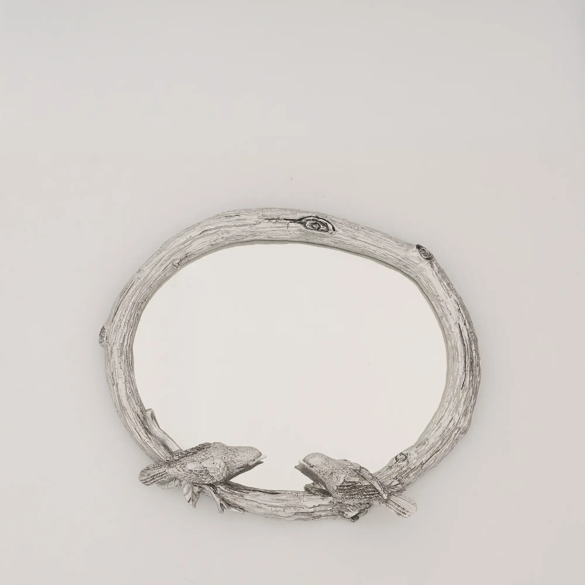 Kuşlu 3'lü  Ayna Gümüş