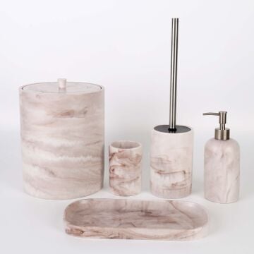 Marble Banyo Seti Taupe