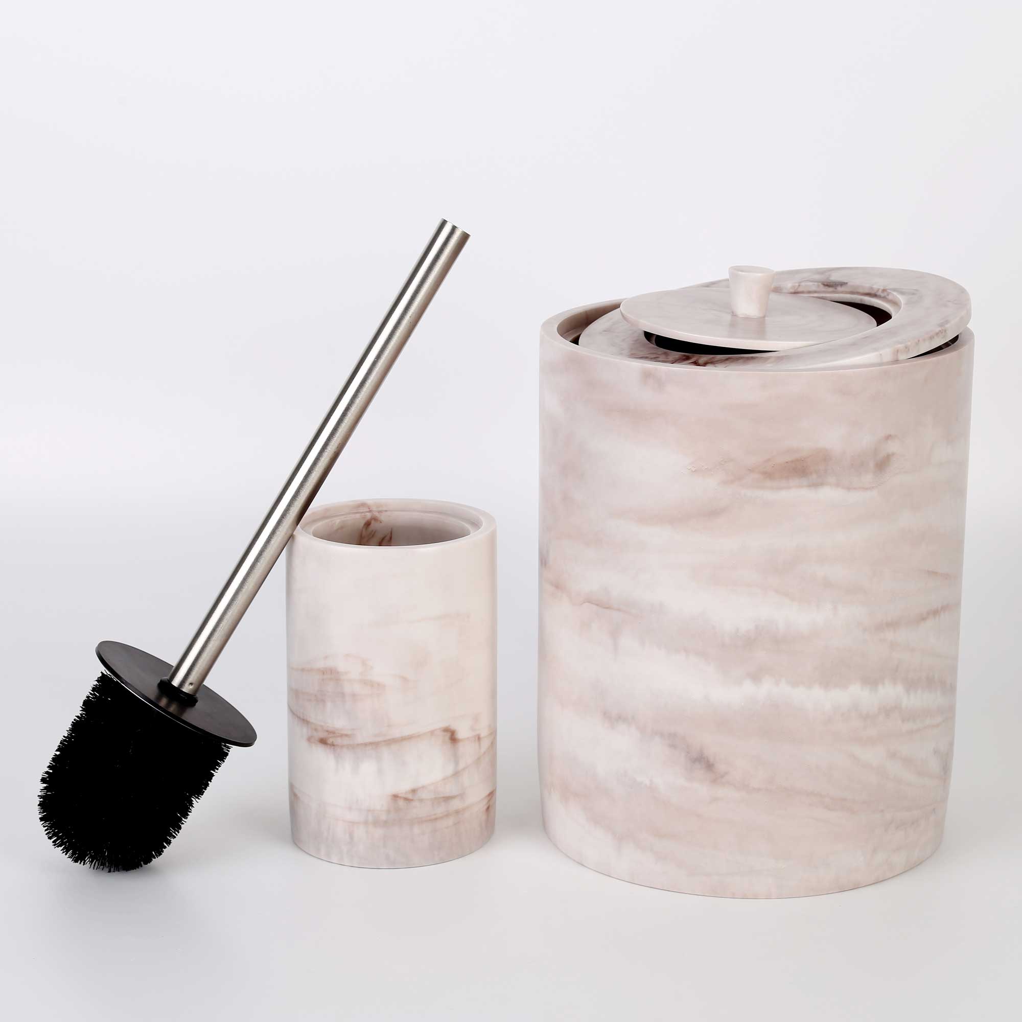 Marble Banyo Seti Taupe