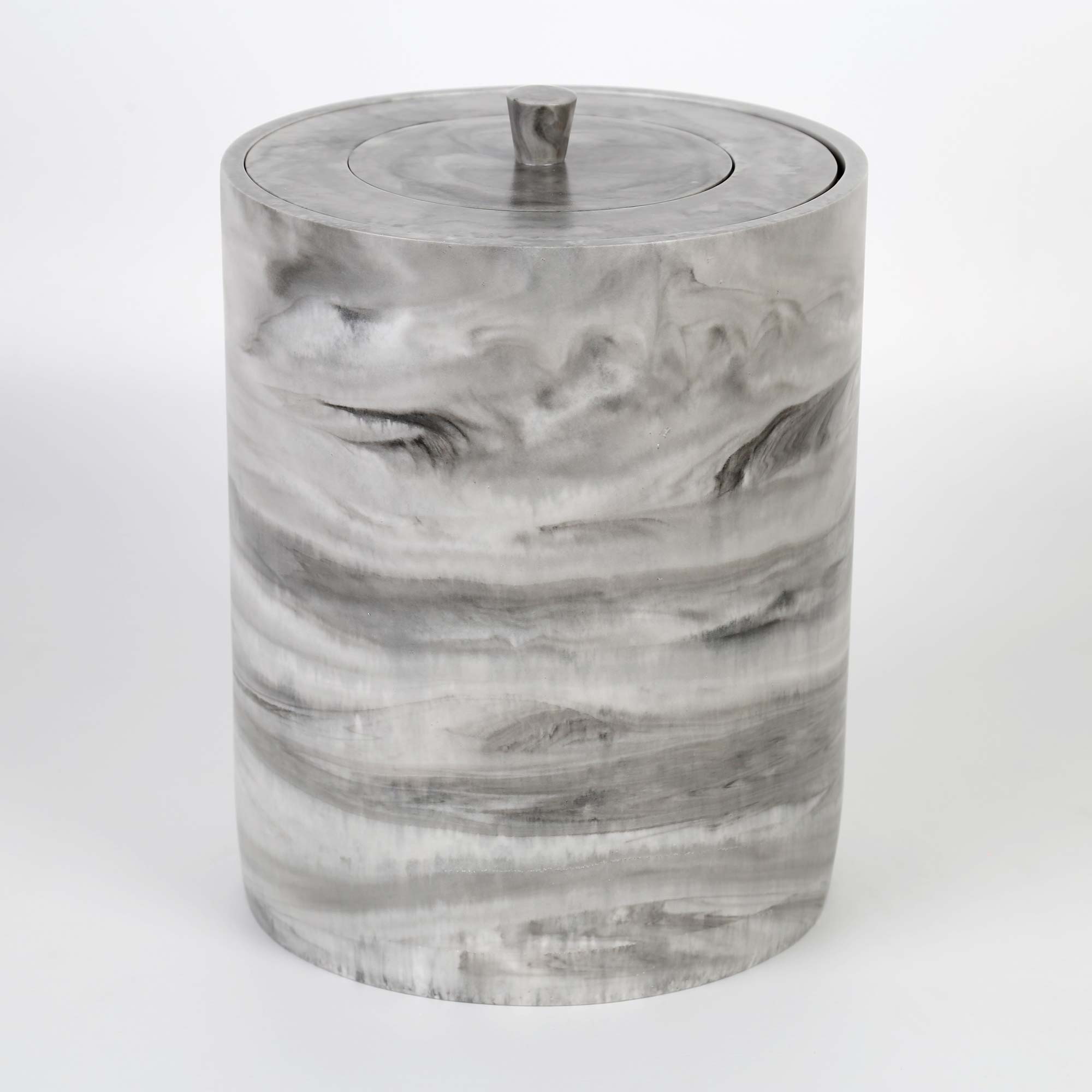 Marble Çöp Kovası Siyah