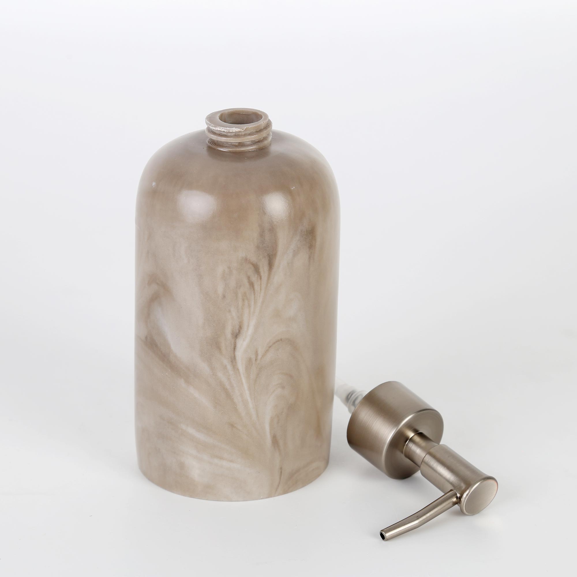 Marble Sıvı Sabunluk Bej