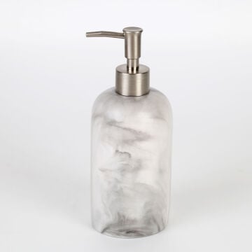 Marble Sıvı Sabunluk Siyah