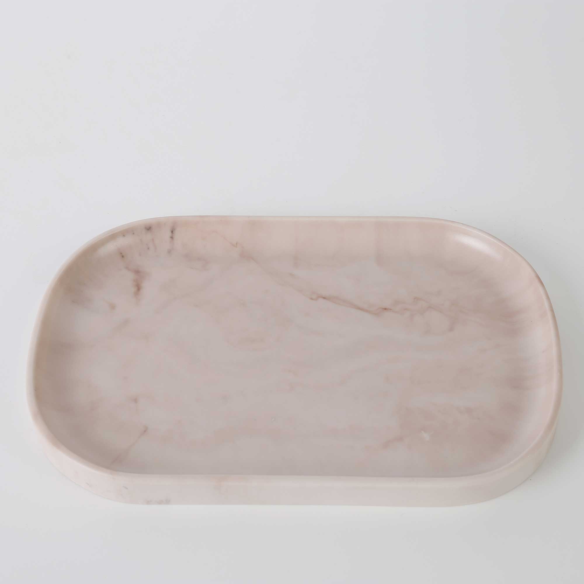 Marble Büyük Tepsi Taupe