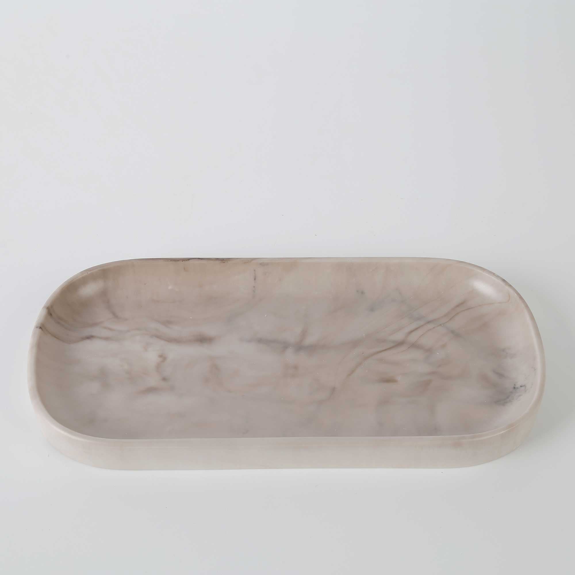 Marble Küçük Tepsi Bej
