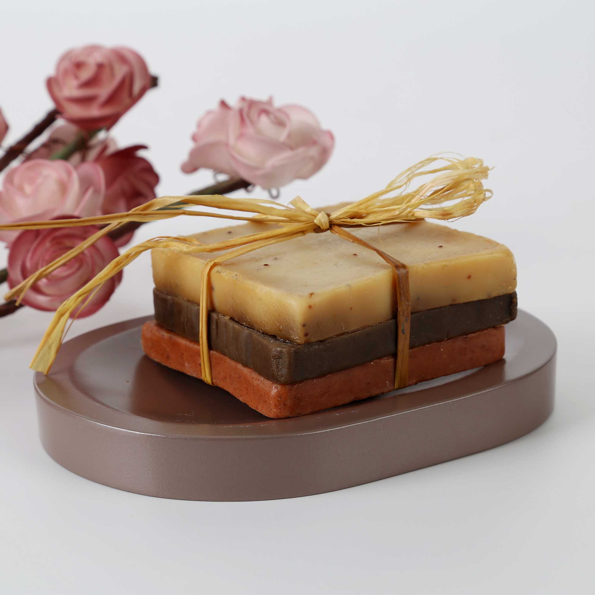 Luxe Katı Sabunluk Taupe