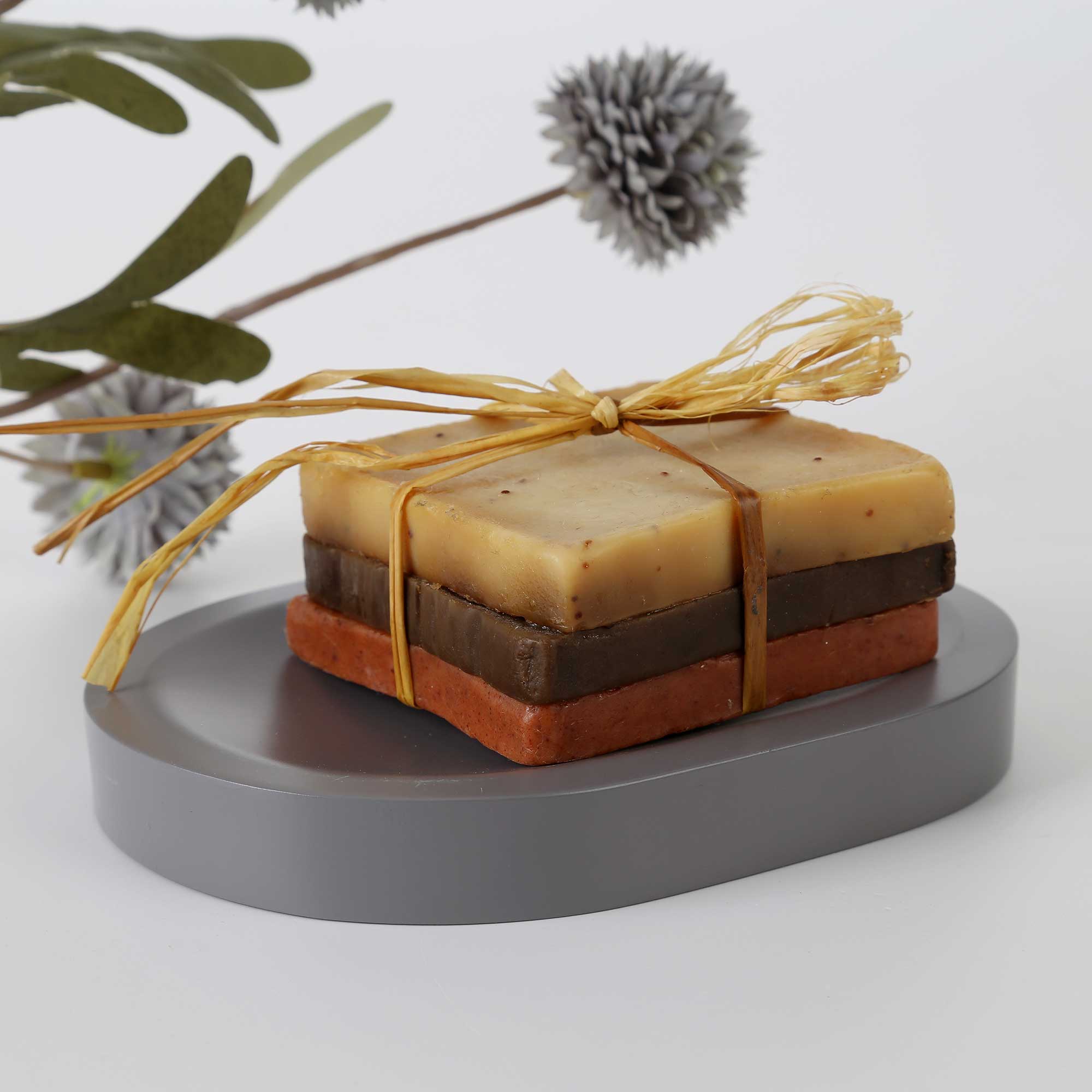 Luxe Katı Sabunluk Gri