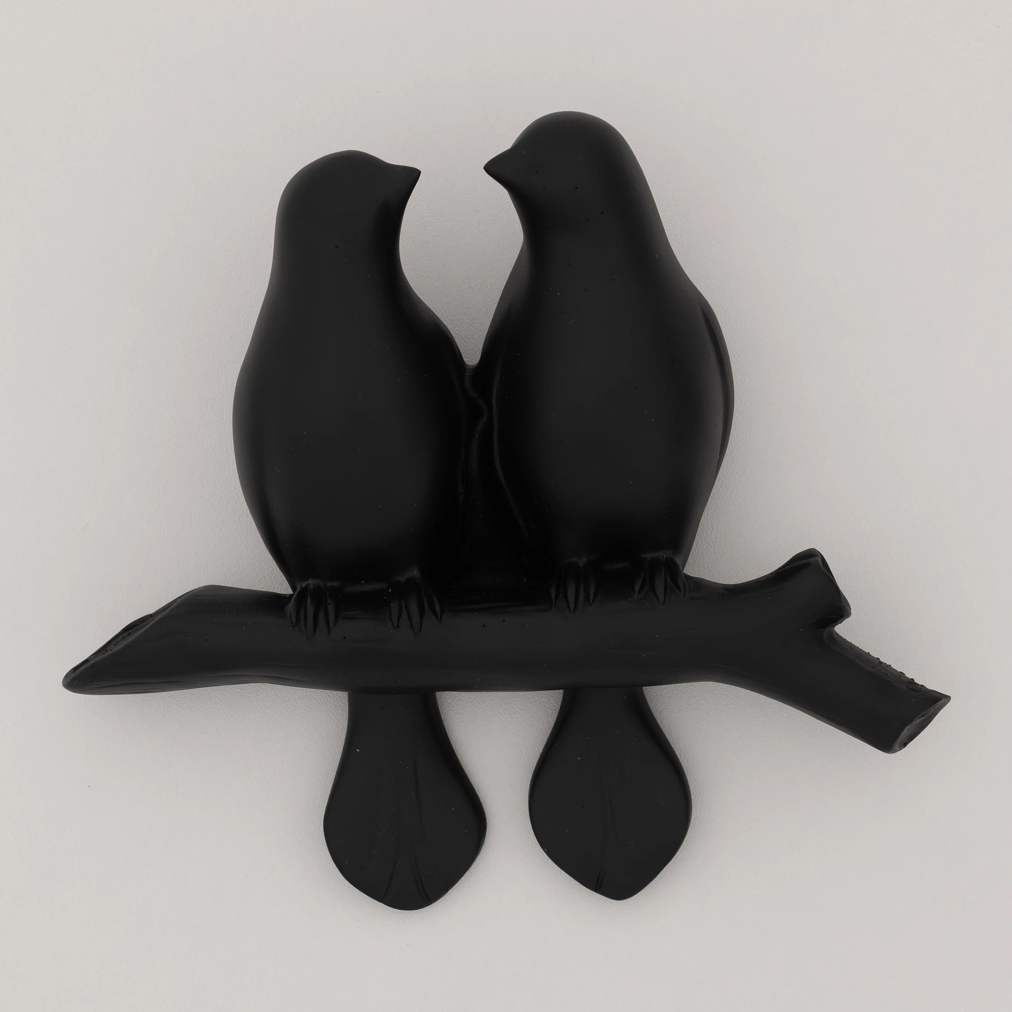 Mary 3'lü Dekoratif Kuş Siyah