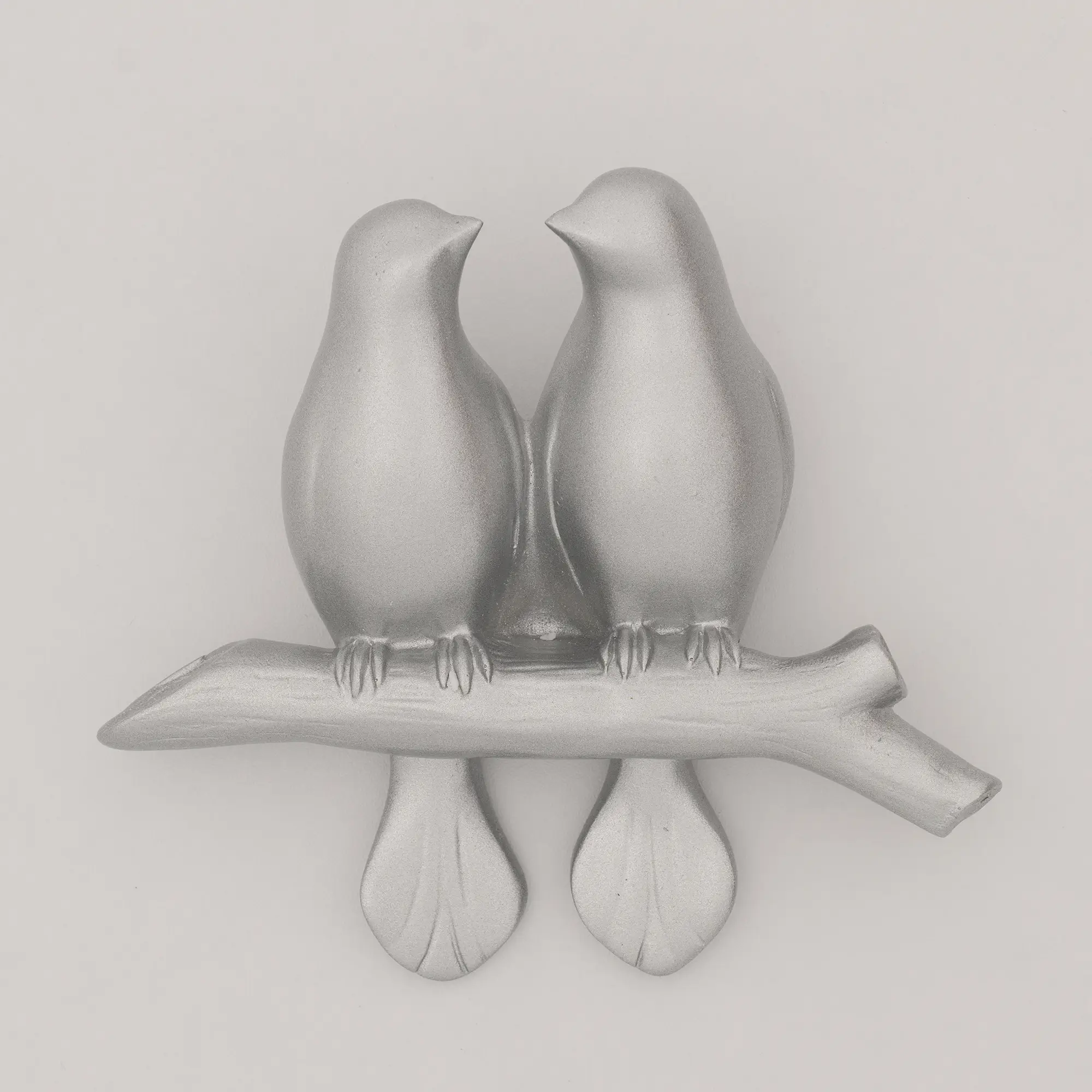 Mary 3'lü Dekoratif Kuş Gümüş