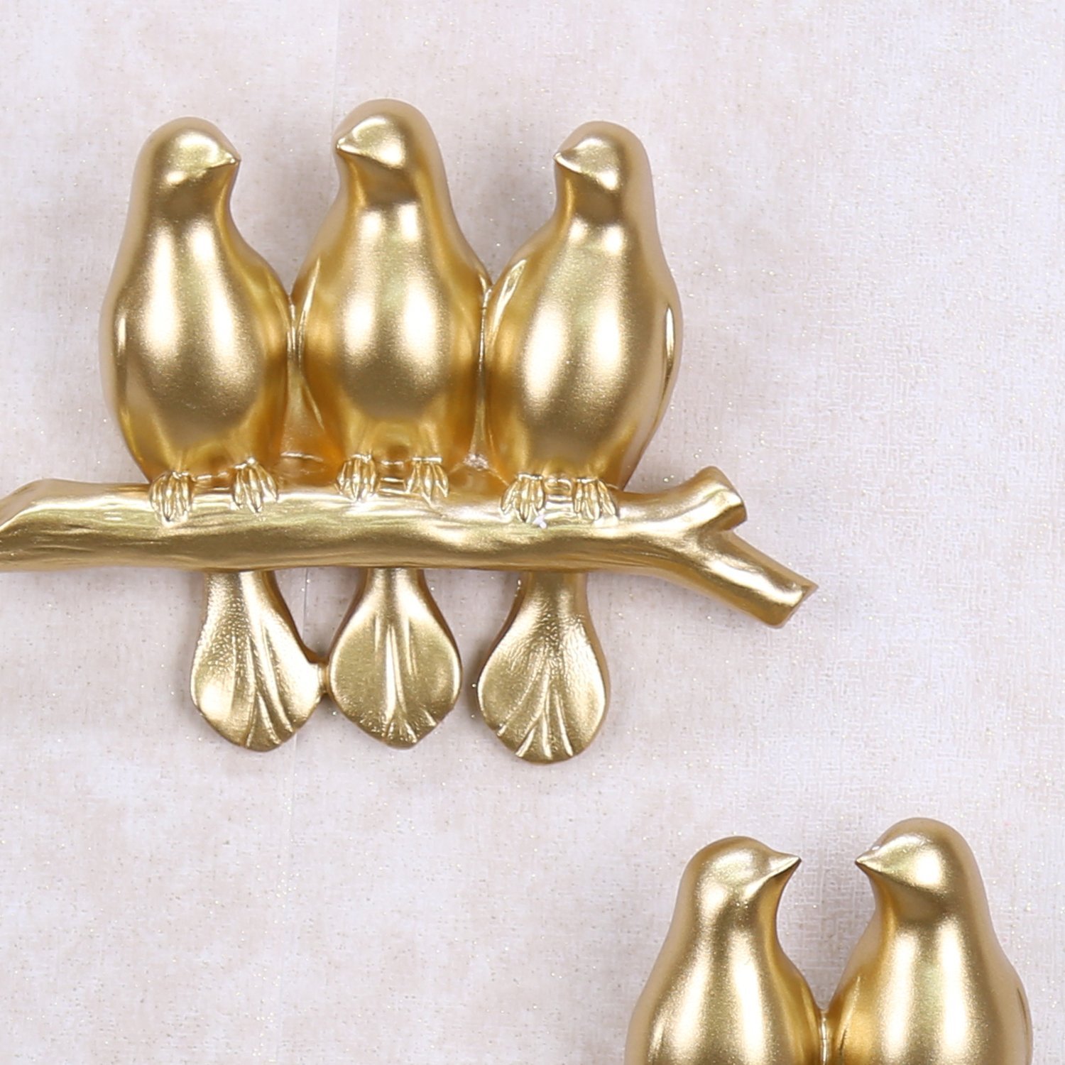 Mary 3x gold decorative bird