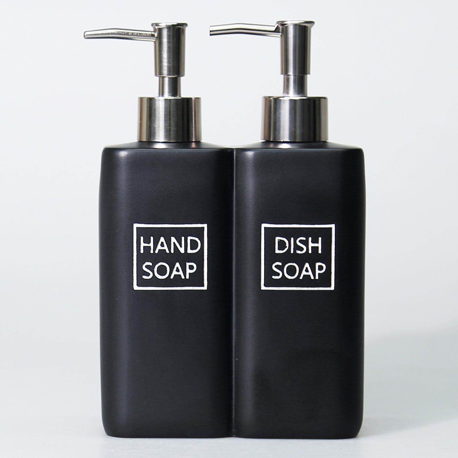 Twins İkili Sıvı Sabunluk Siyah