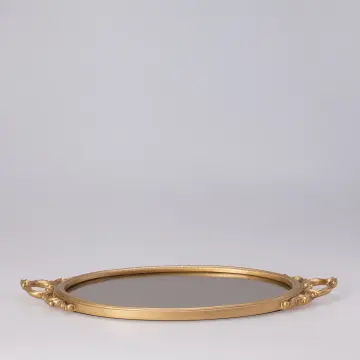Ahsan Mirror Gold Tray