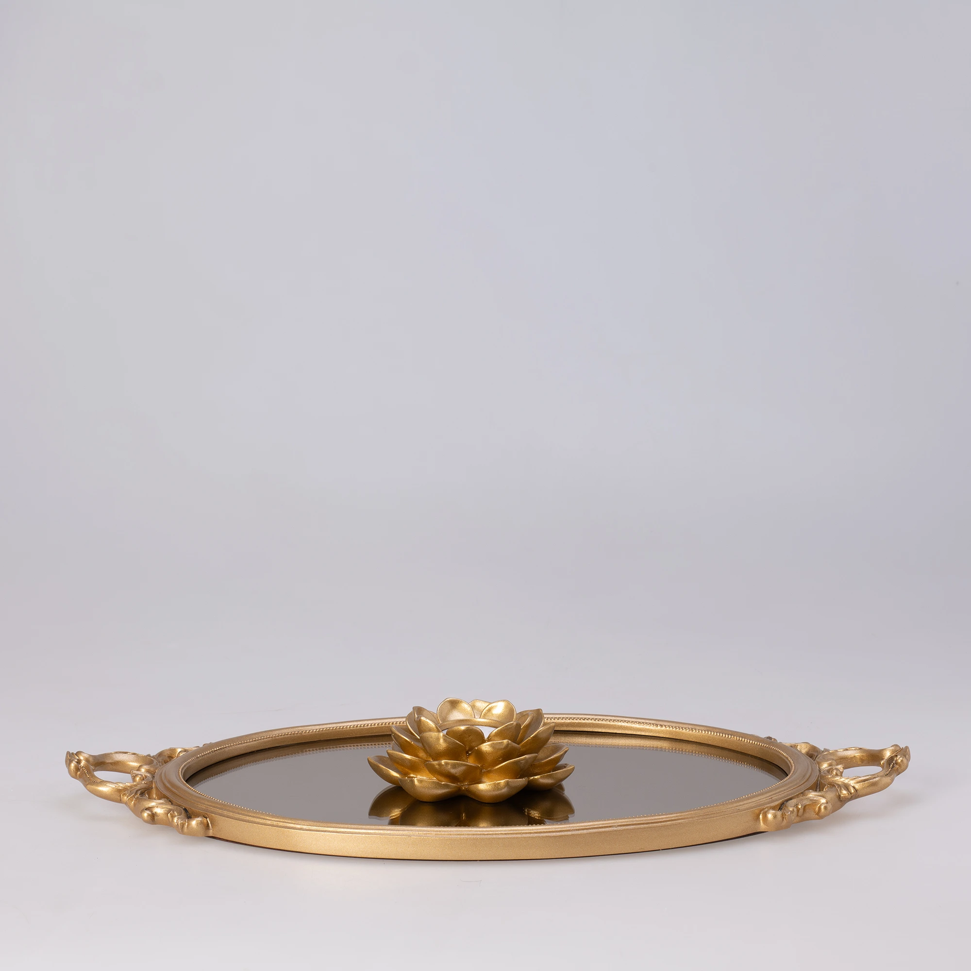 Ahsen Aynalı Tepsi Altın