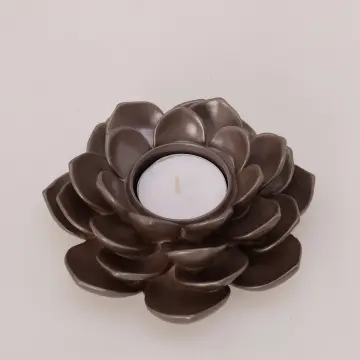 Garden Tealight Mumluk Taupe