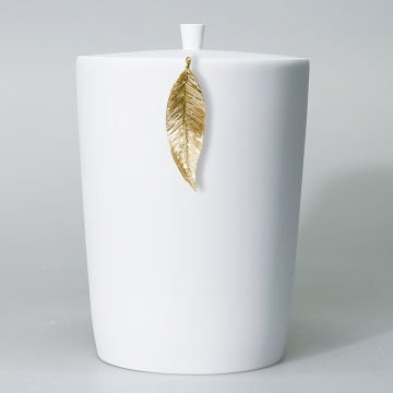 Leaf Banyo Seti Beyaz Altın