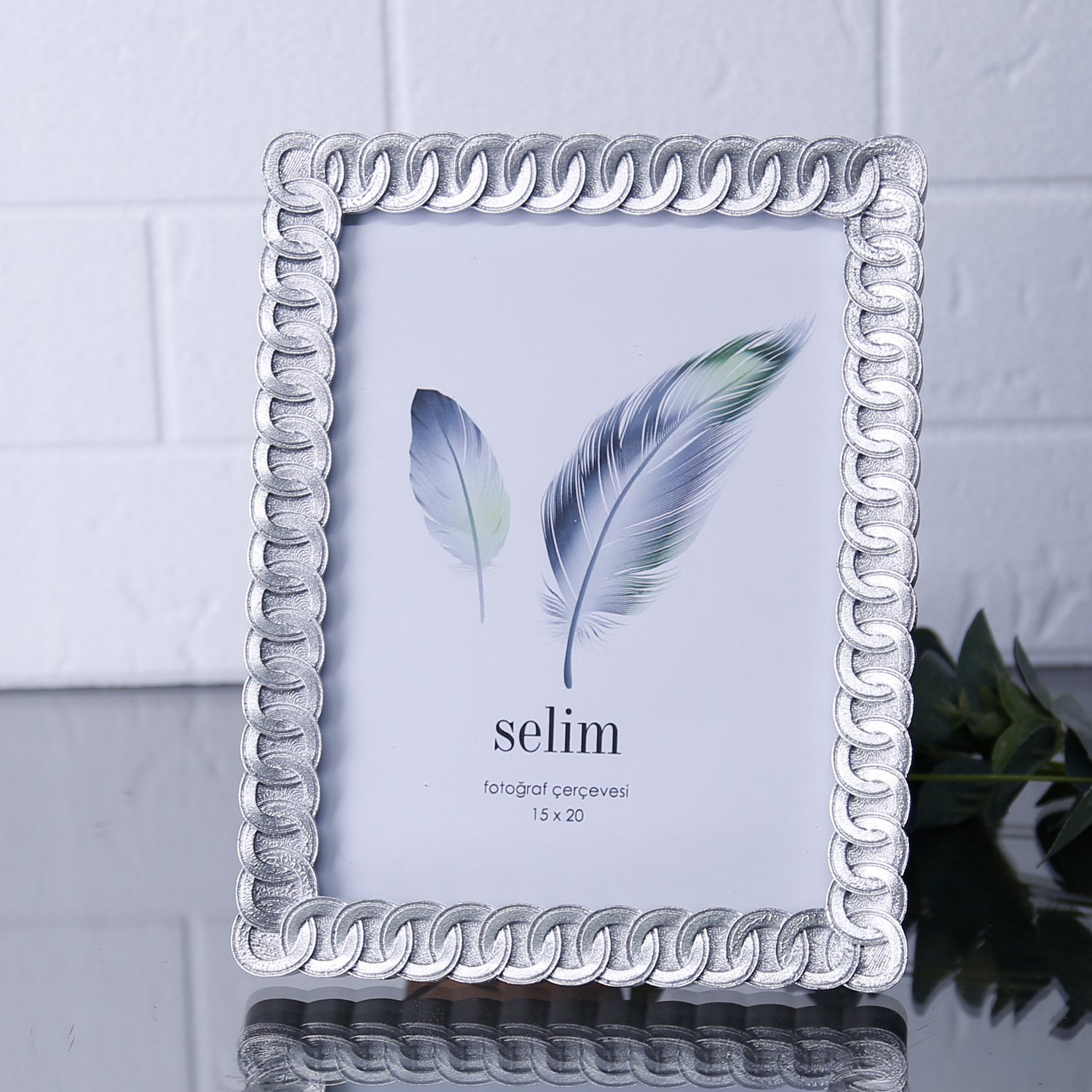 15x20 Ring Çerçeve Gümüş