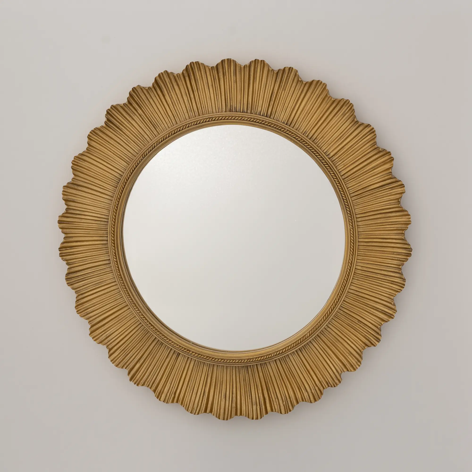 Flashy Yuvarlak Ayna Altın