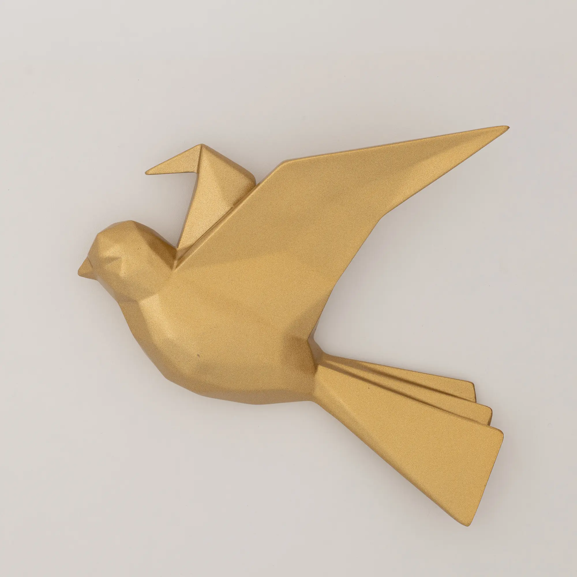 Mouette 3'lü Dekoratif Kuş Altın