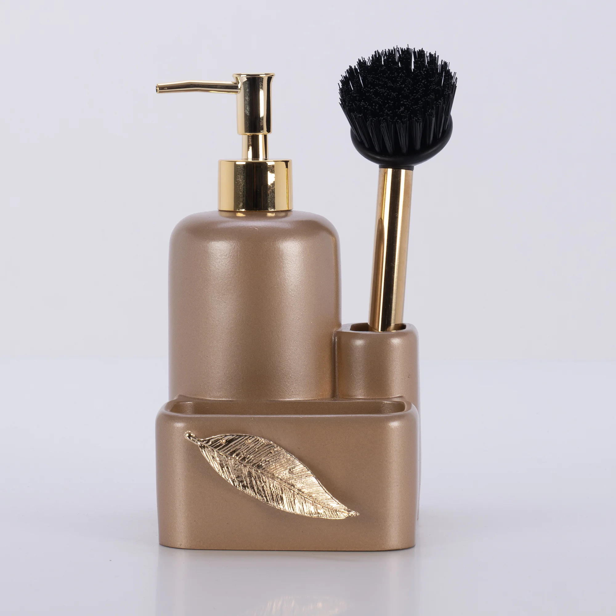 Leaf Fırçalı Sıvılı Süngerlik Vizon