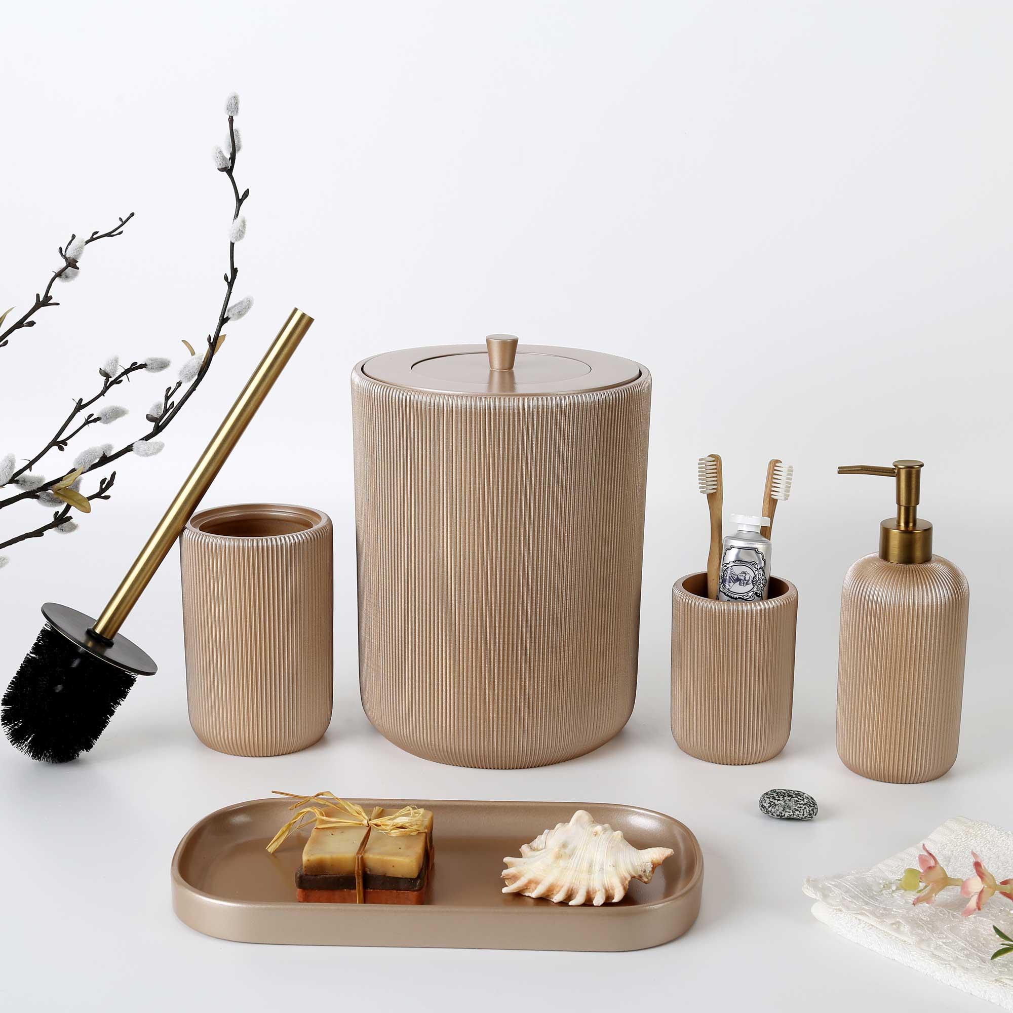 Lydia Bathroom Set Mink