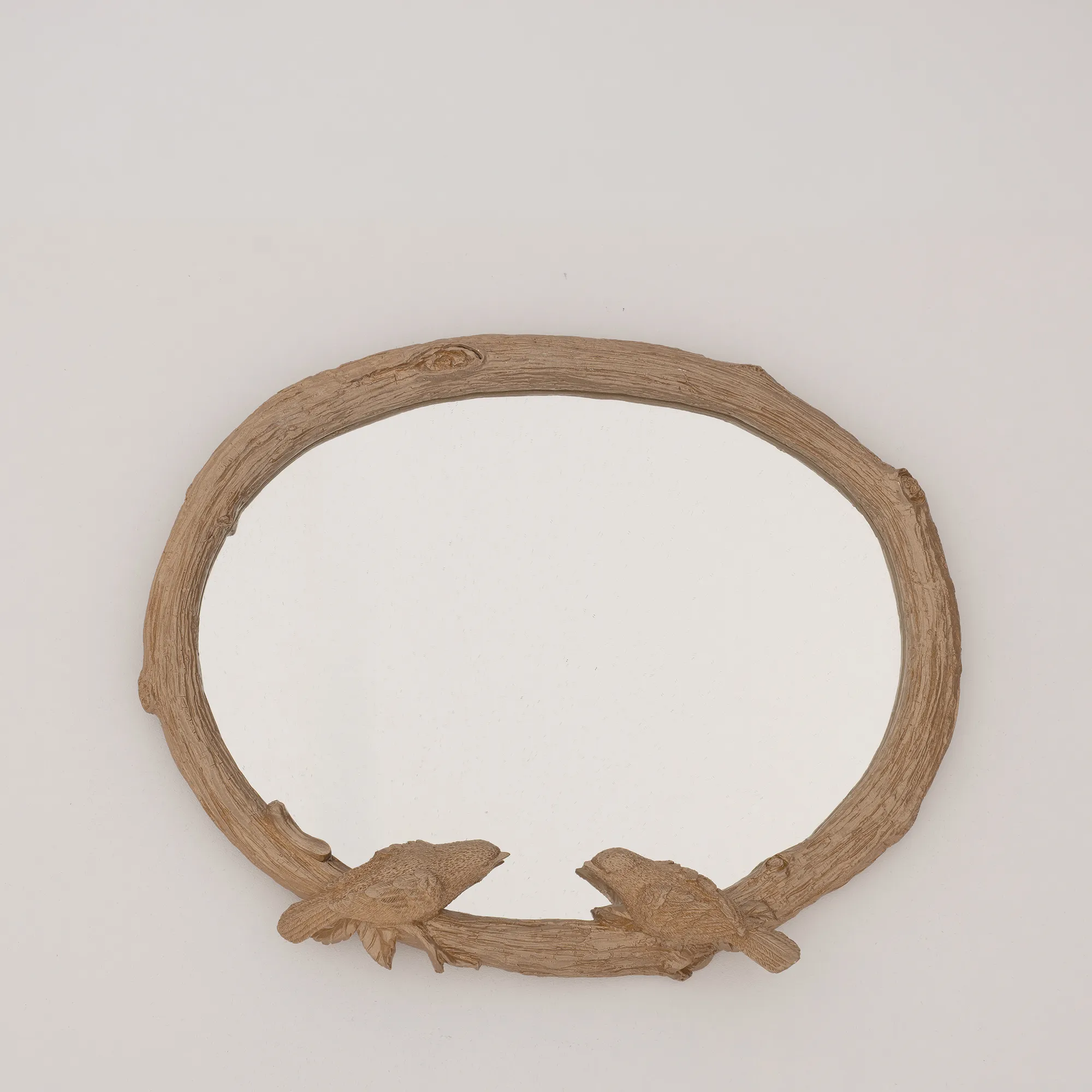 Kuşlu 3'lü  Ayna Vizon