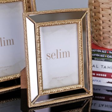 15x20 Elsira Aynalı Çerçeve Altın
