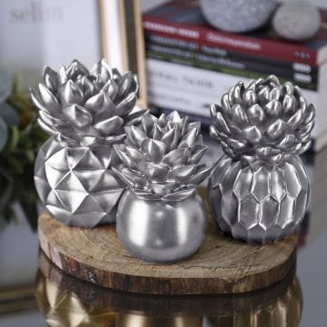 Alessa Dekoratif Aksesuar Gümüş