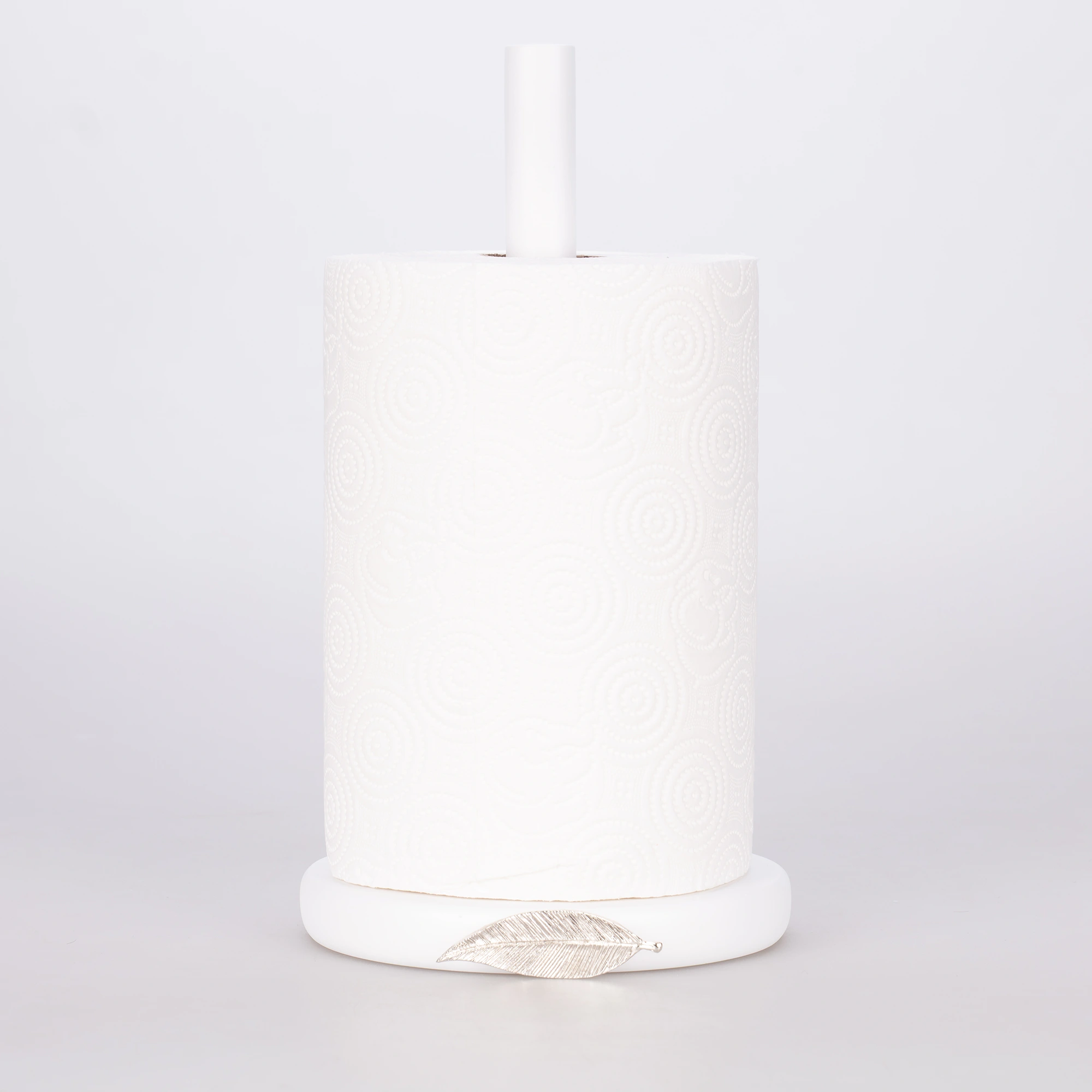 Leaf Kağıt Havluluk Beyaz Gümüş