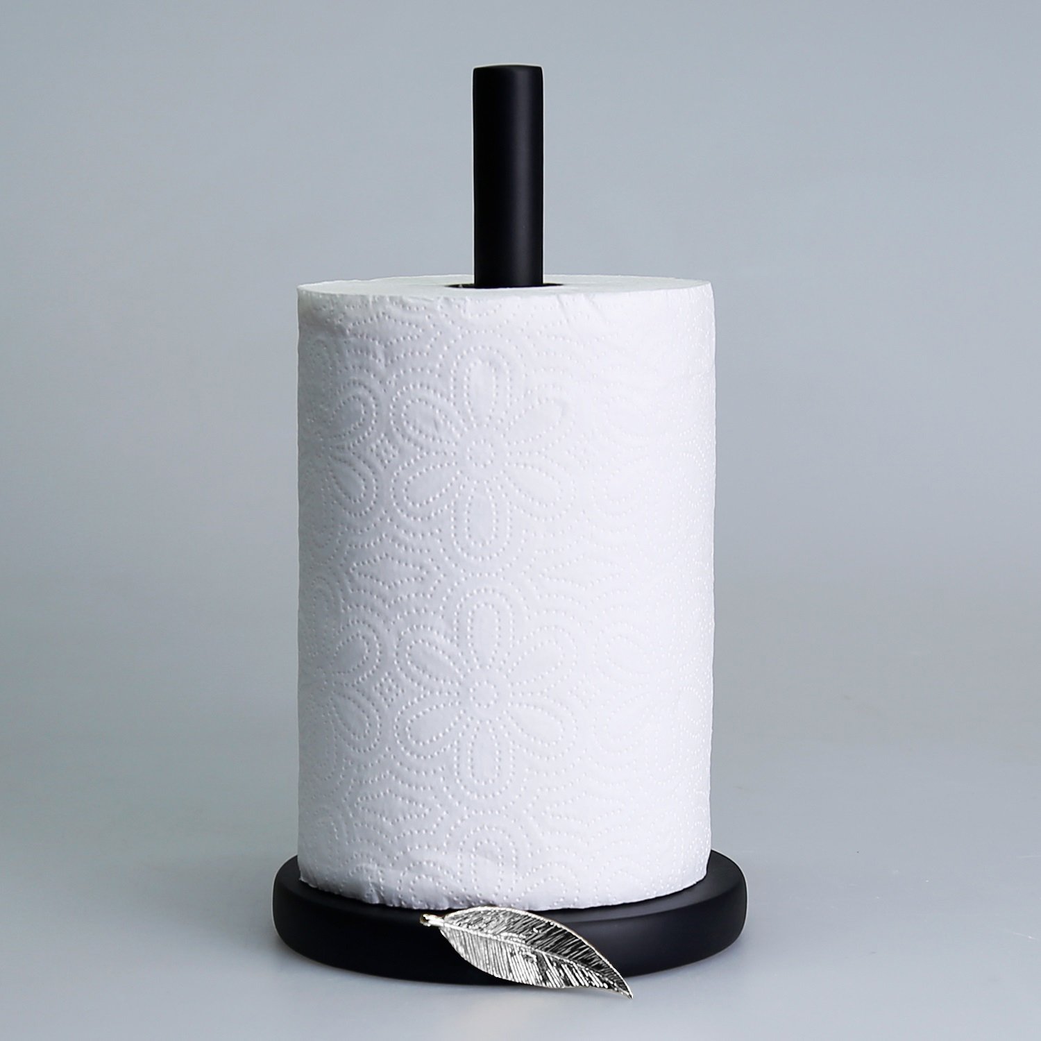 Leaf Kağıt Havluluk Siyah Gümüş