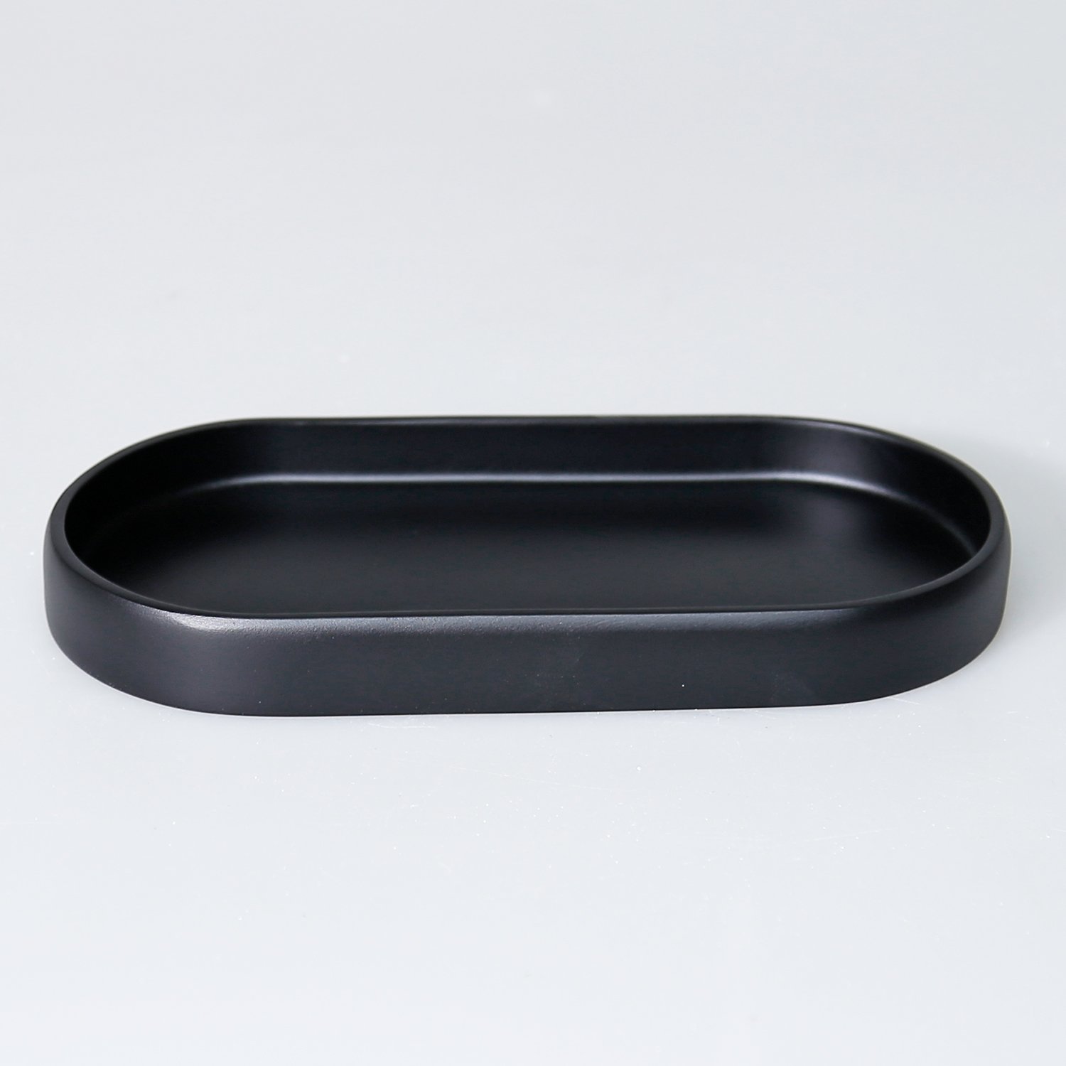 Leaf Trash Can Black Silver