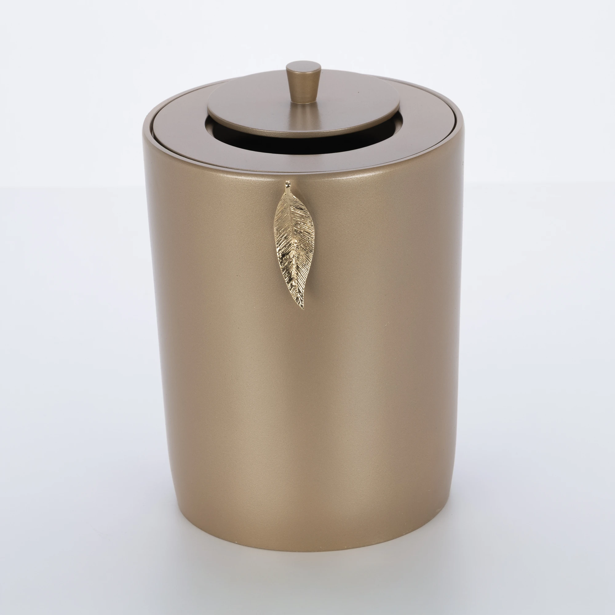 Leaf Çöp Kovası Vizon Altın