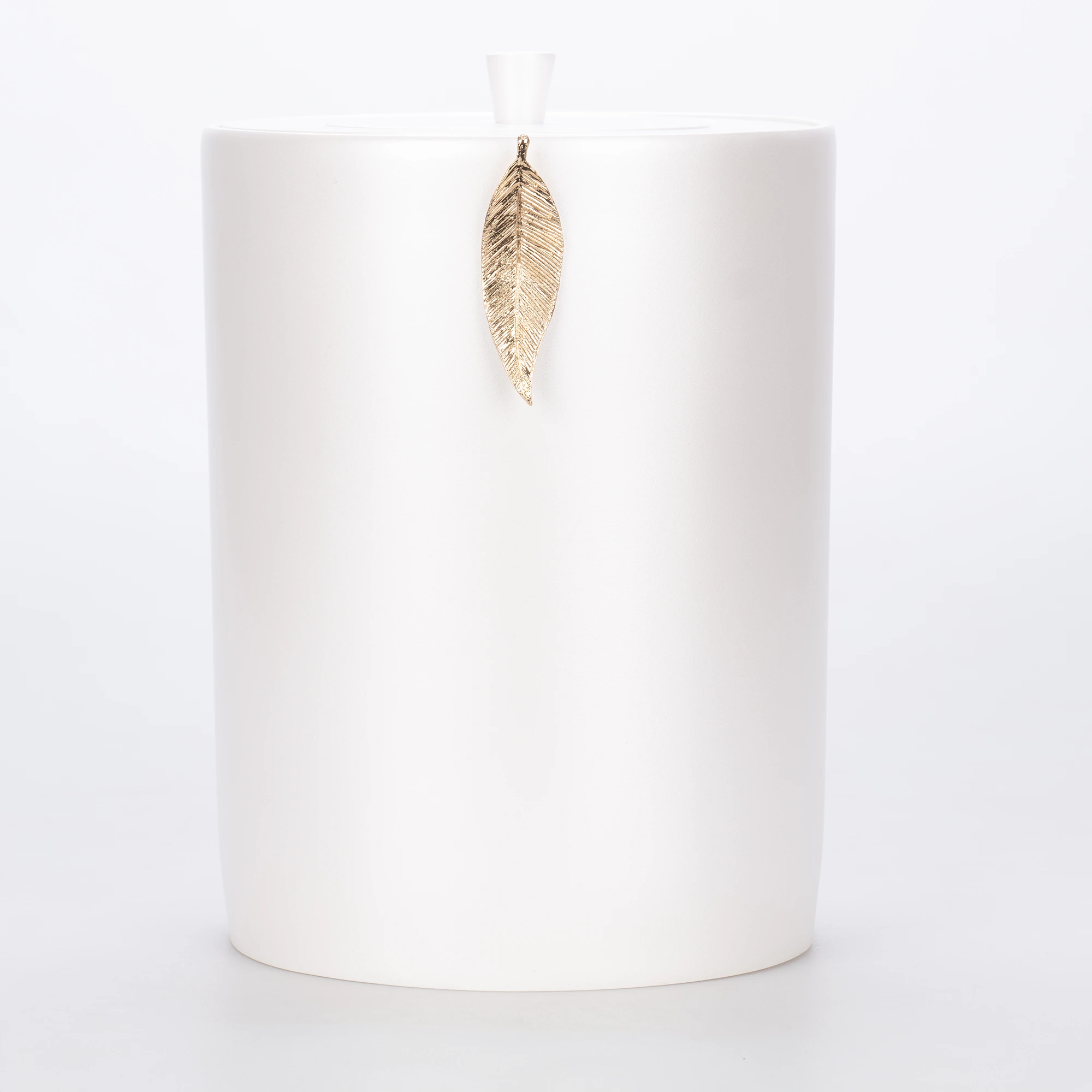 Leaf Çöp Kovası İnci Altın