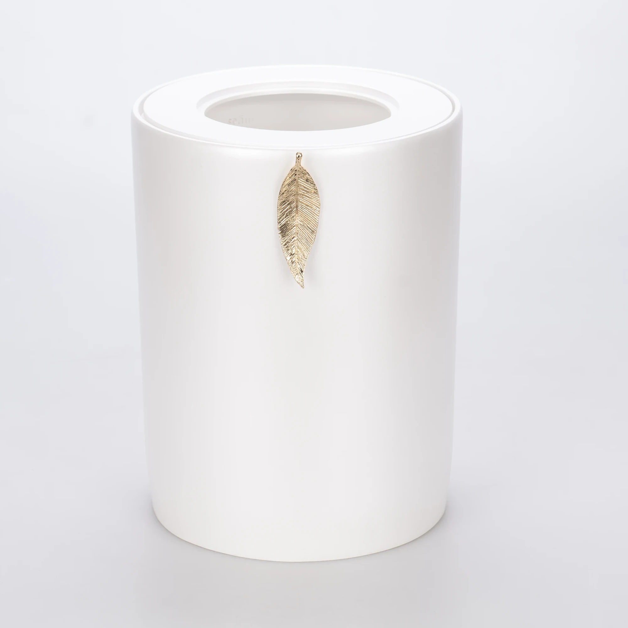 Leaf Çöp Kovası İnci Altın