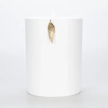 Leaf Çöp Kovası Beyaz Altın