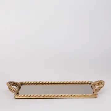 Nexus Aynalı Tepsi Altın