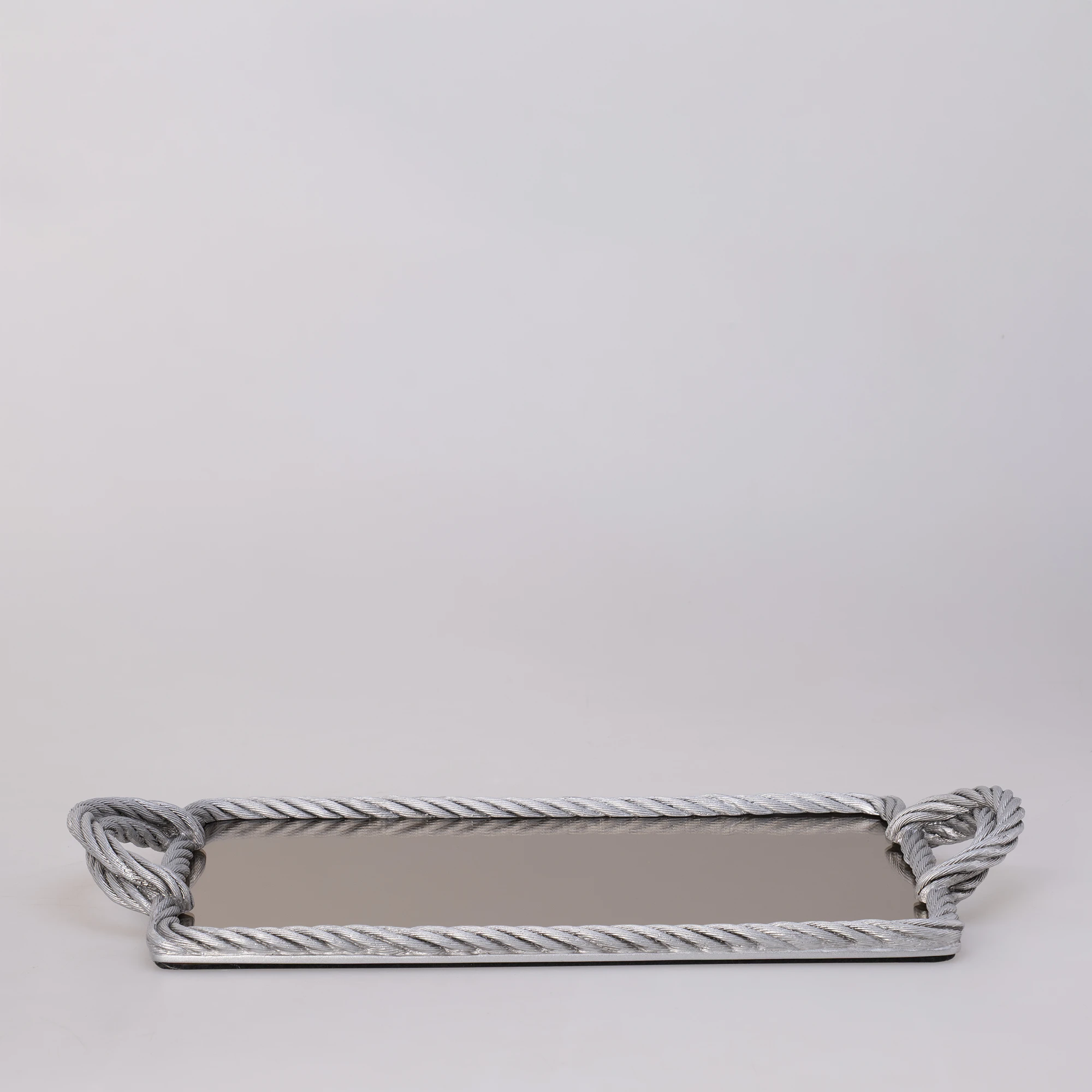 Nexus Aynalı Tepsi Gümüş