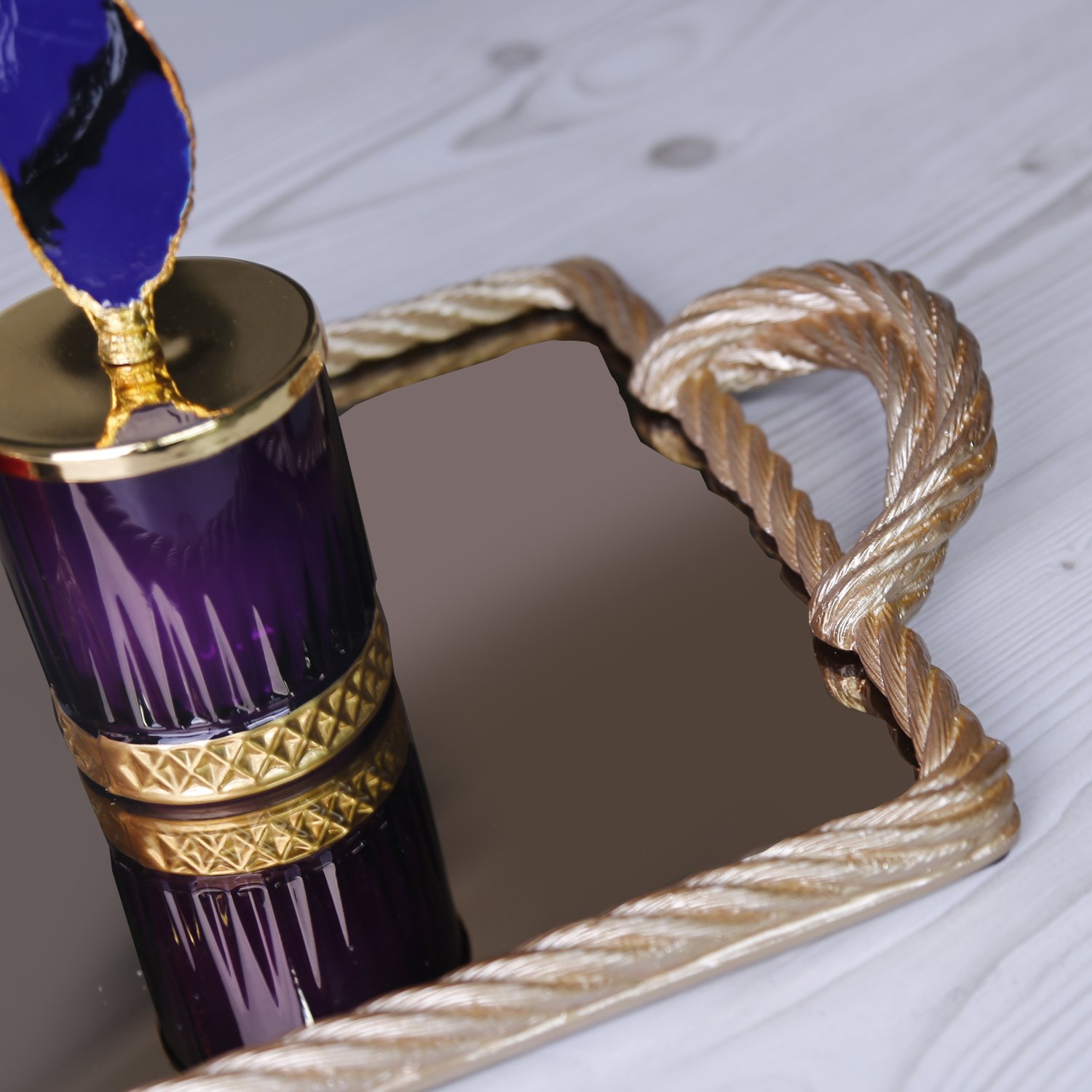 Nexus Aynalı Tepsi Vizon