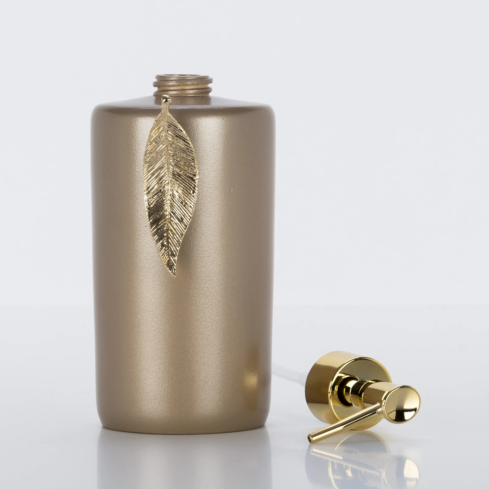 Leaf Sıvı Sabunluk Vizon Altın