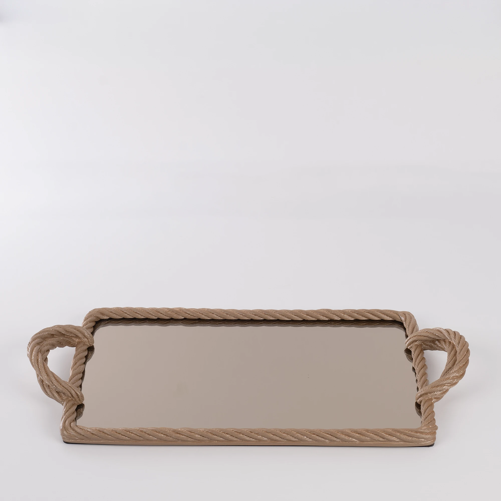 Nexus Aynalı Tepsi Vizon