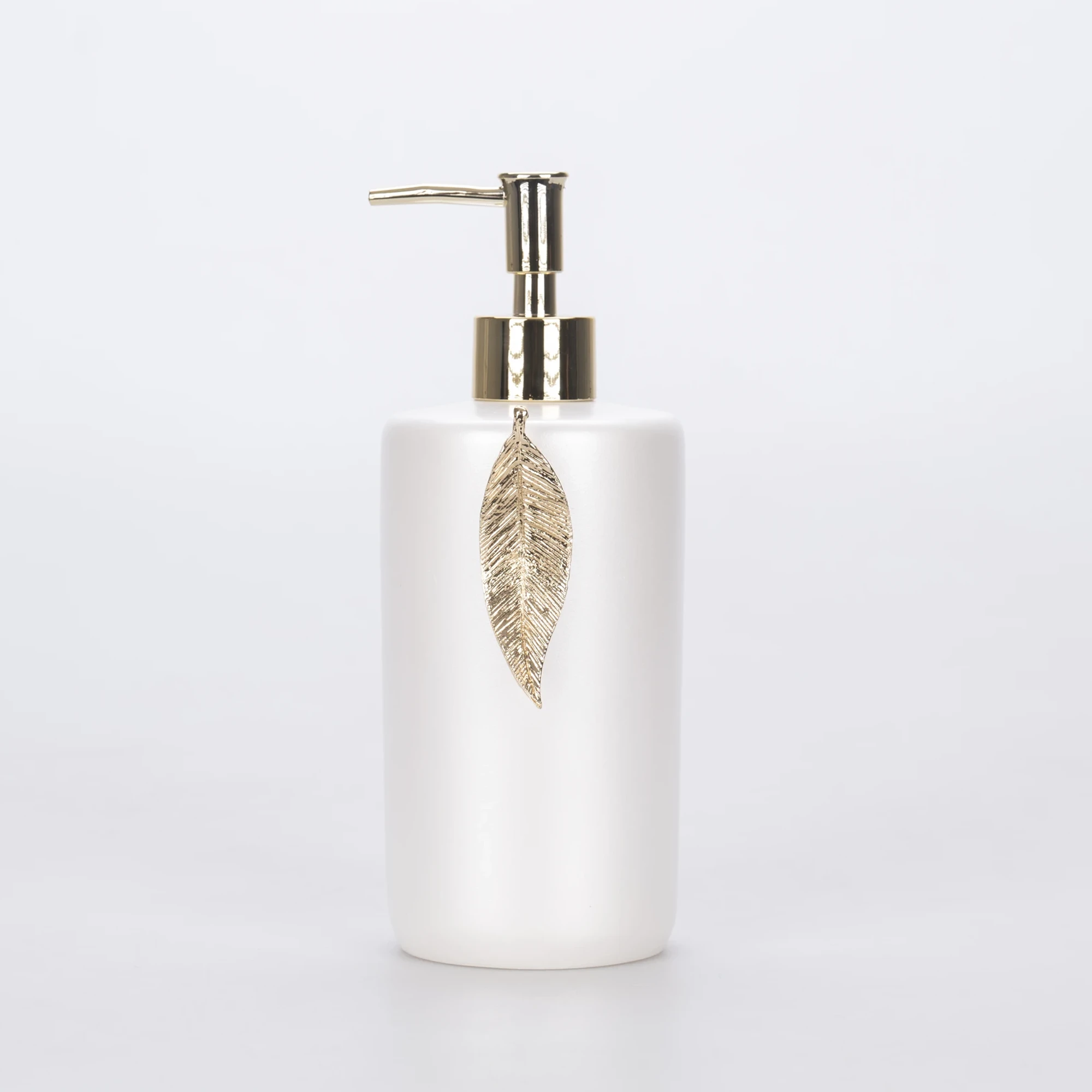 Leaf Sıvı Sabunluk İnci Altın