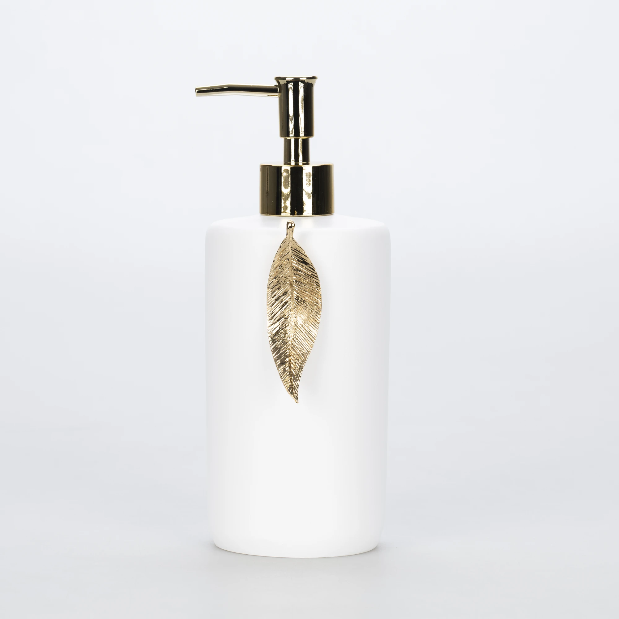 Leaf Sıvı Sabunluk Beyaz Altın