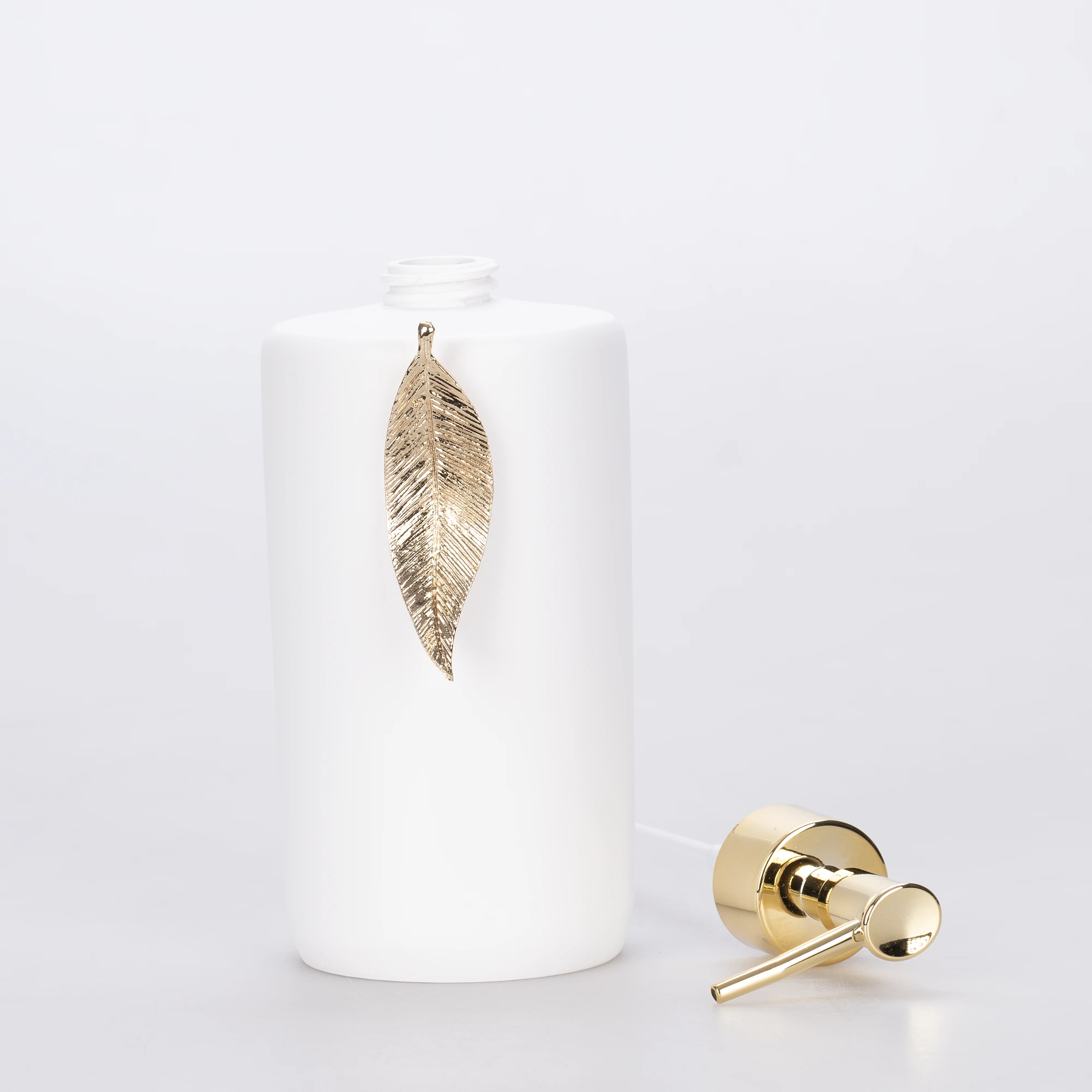 Leaf Sıvı Sabunluk Beyaz Altın