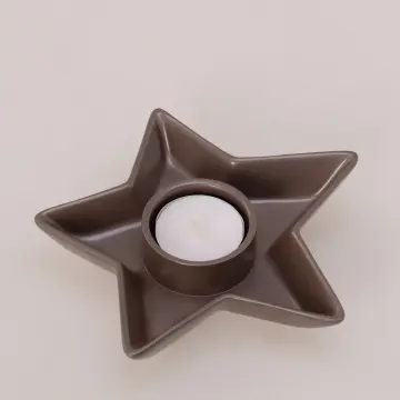Evora Tealight Mumluk Taupe