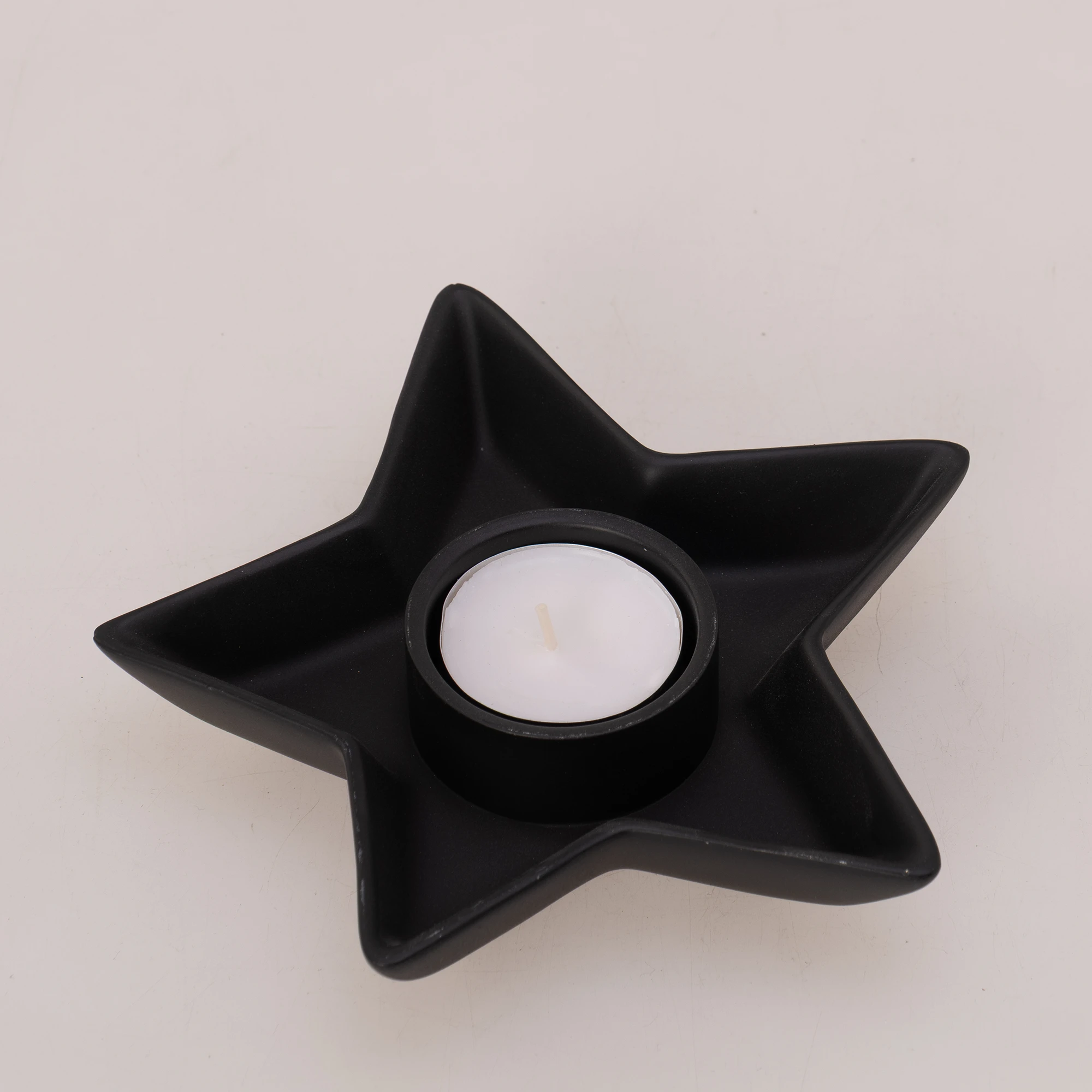 Evora Tealight Mumluk Siyah