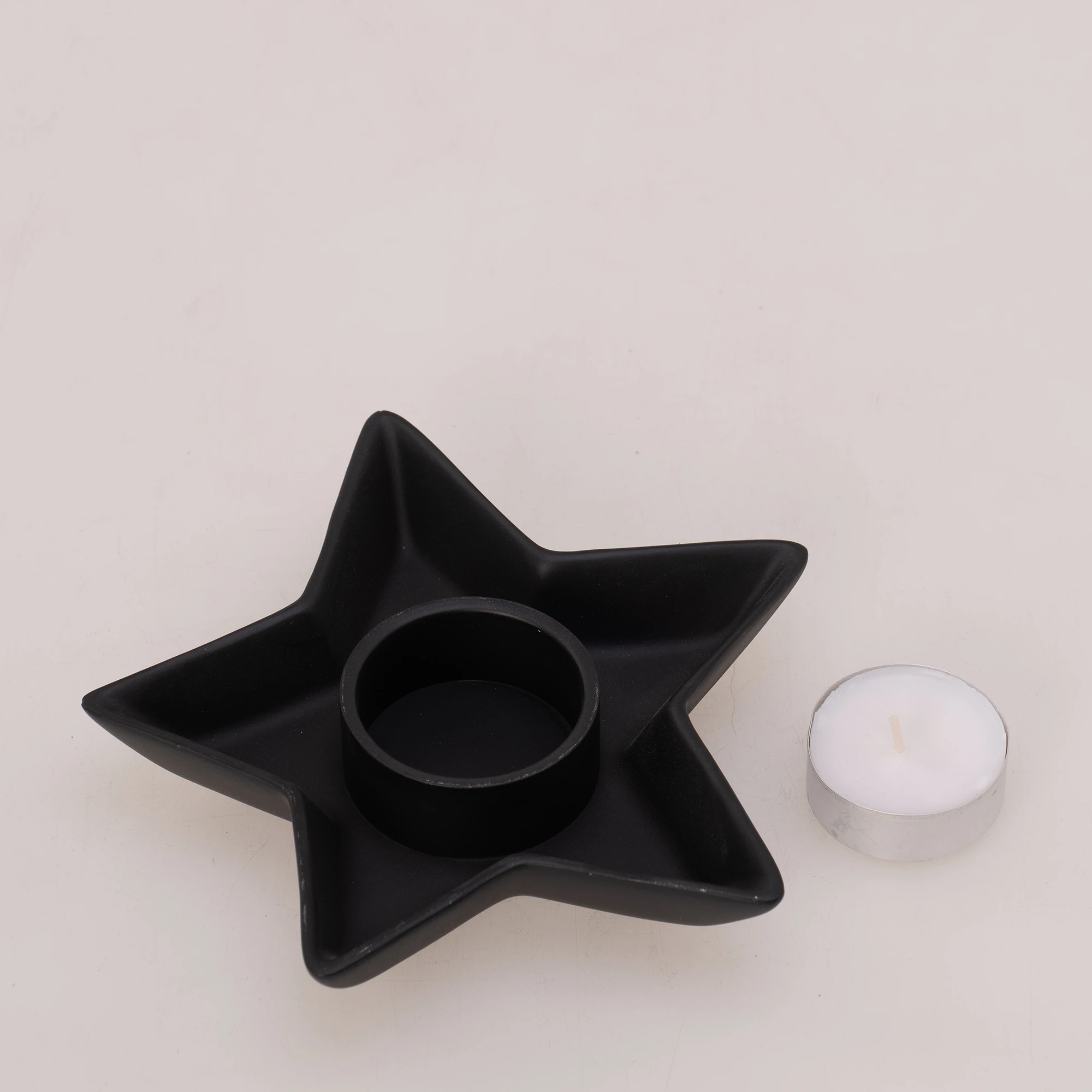 Evora Tealight Mumluk Siyah