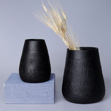 Vienna  Küçük Vazo Siyah