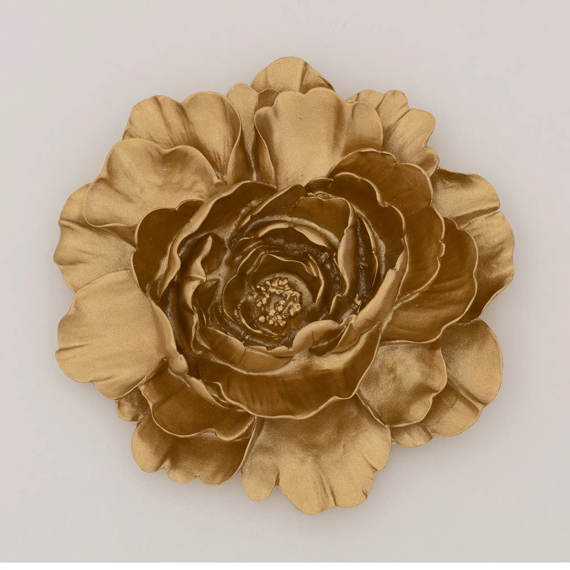 Lotus Dekoratif Çiçek Altın