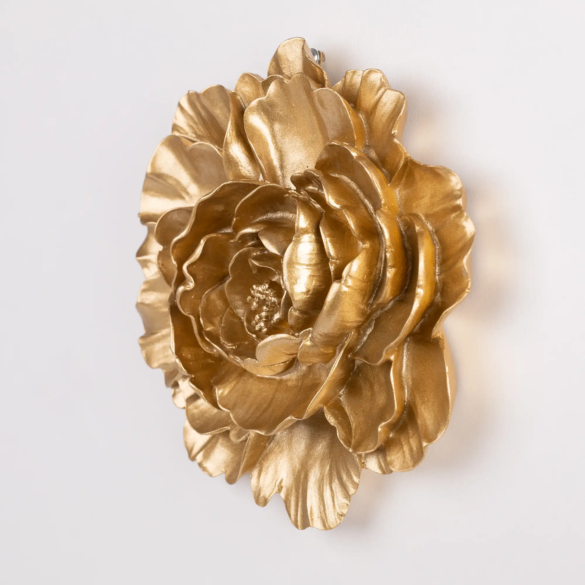 Lotus Dekoratif Çiçek Altın