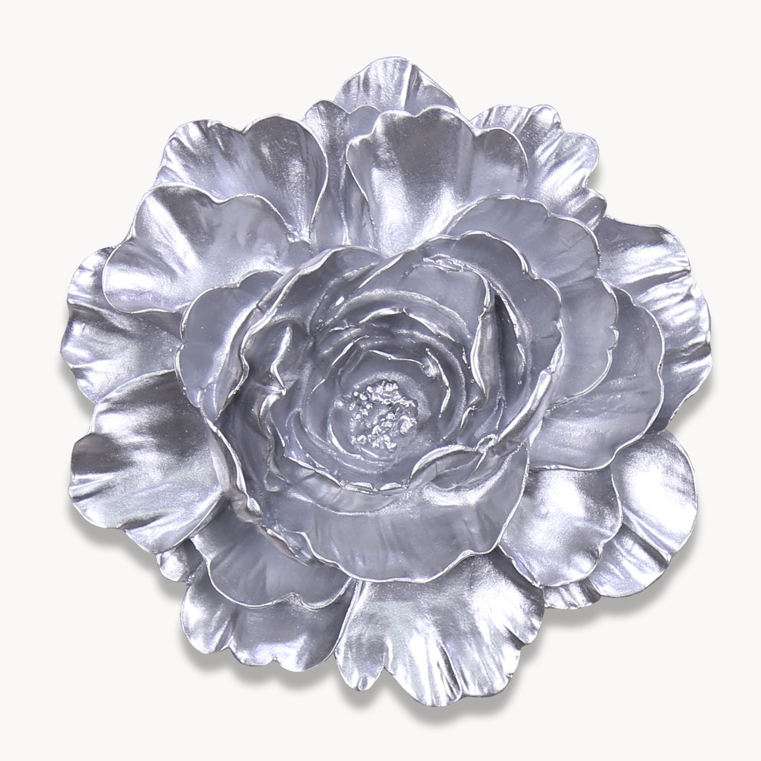 Lotus Dekoratif Çiçek Gümüş