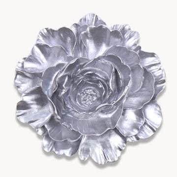 Lotus Dekoratif Çiçek Gümüş