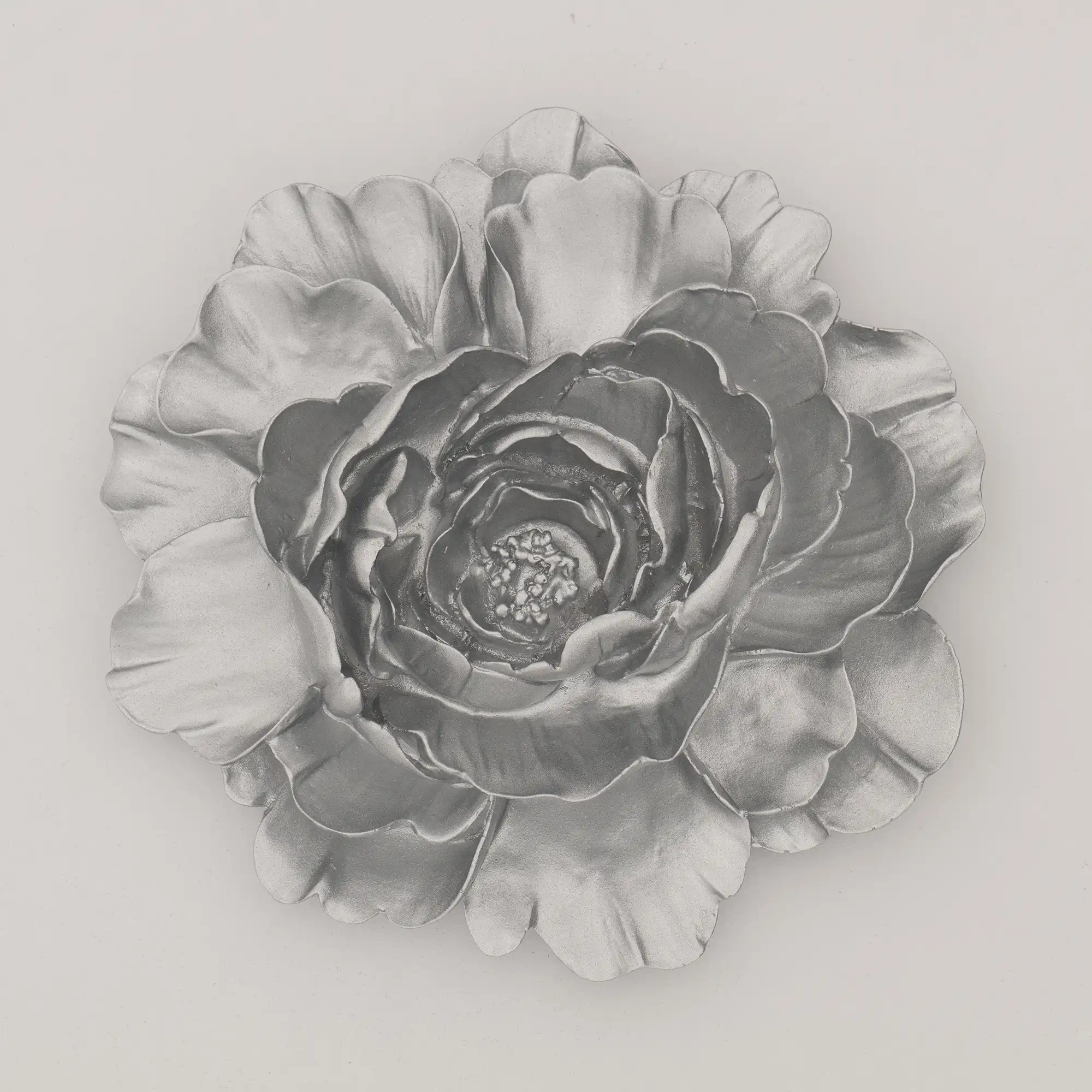 Lotus Dekoratif Çiçek Gümüş